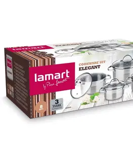 Sady nádobí Lamart ELEGANT 8-dílná sada nádobí