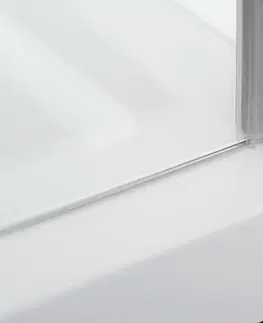 Sprchové kouty POLYSAN ZOOM LINE BLACK sprchové dveře 1100, čiré sklo ZL1311B