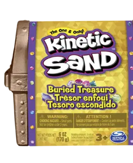 Hračky SPIN MASTER - Kinetic Sand Truhla S Pokladem