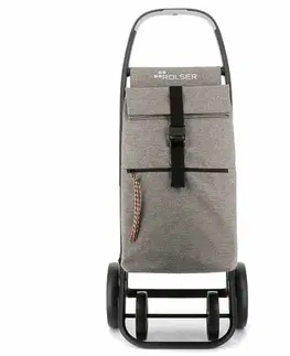 Nákupní tašky a košíky Rolser Nákupní taška na kolečkách Clec Termo Eco 8 Plus Granito, šedá
