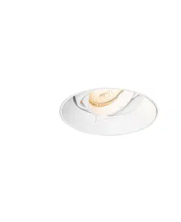 Podhledove svetlo Moderní zapuštěné bodové bílé GU10 kruhové bez ozdobné lišty - Oneon