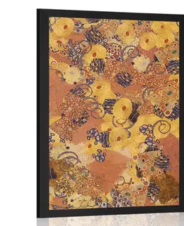 Abstraktní a vzorované Plakát abstrakce inspirovaná G. Klimtem