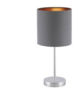 Stolní lampy Rabalux Rabalux 2538 - Stolní lampa MONICA 1xE27/60W/230V šedá 