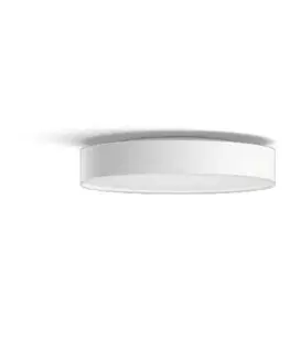 Chytré osvětlení Hue Bluetooth LED White Ambiance Stropní svítidlo Philips Enrave M 41159/31/P6 19,2W 2450lm 2200-6500K IP20 38,1cm bílé, stmívatelné s dálkovým ovladačem