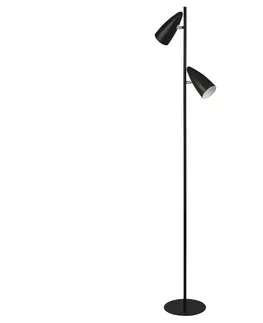 Lampy Searchlight Searchlight EU60971BK - Stojací lampa STYLUS 2xE14/7W/230V černá 