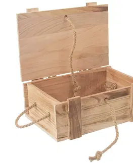 Úložné boxy Orion Dřevěná dárková truhla, 30 x 21 x 12 cm 