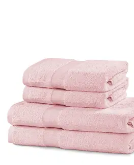 Ručníky Sada růžových ručníků DecoKing Niki, velikost 2*70x140+2*50x100