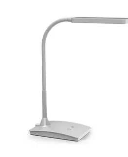 Stolní lampy kancelářské Maul LED stolní lampa MAULpearly, CCT stmívatelná stříbrná
