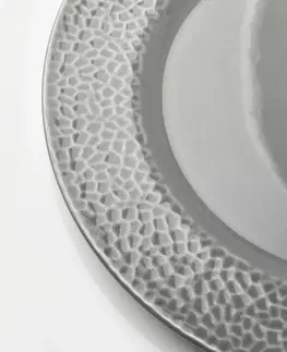 Talíře Affekdesign Dezertní talíř HUDSON 19 cm šedý