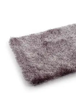 Designové a luxusní koberce Estila Exkluzivní šedý koberec Shaggy 120x60