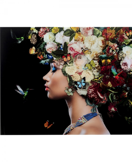 Skleněné obrazy KARE Design Skleněný obraz Bunch of Flowers 150x100cm