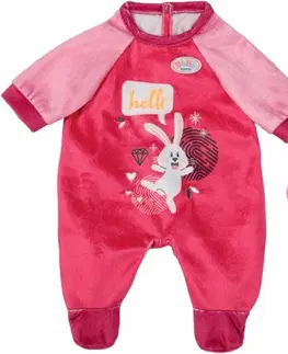 Hračky panenky ZAPF CREATION - BABY born Sametové dupačky růžové, 43 cm