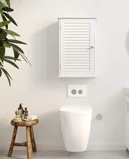 Koupelnový nábytek Koupelnová skříňka VASAGLE Indio bílá