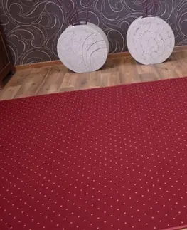 Koberce a koberečky Dywany Lusczow Kusový koberec AKTUA Mateio červený, velikost 400x400