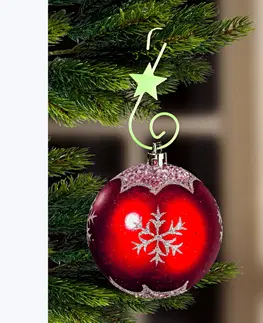 Svíčky a světelné dekorace 30 svítících háčků na vánoční ozdoby