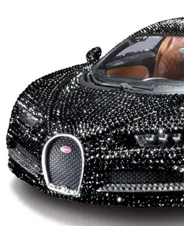 Hračky BBURAGO - 1:18 Bugatti Chiron Crystal version