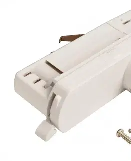 Kolejnice a příslušenství 3fáze Light Impressions Deko-Light 3-fázový kolejnicový systém - D Line DALI 3-fázový adaptér pro montáž svítidel, bílá 710539