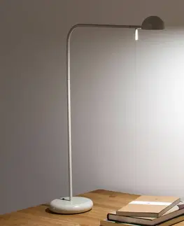 Stolní lampy Vibia Vibia Pin 1655 stolní lampa LED, délka 40 cm, bílá