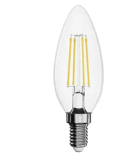 LED žárovky EMOS LED žárovka Filament svíčka / E14 / 6 W (60 W) / 810 lm / neutrální bílá ZF3241