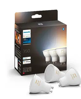 LED žárovky PHILIPS HUE Hue Bluetooth LED White Ambiance set 3ks žárovek Philips 8719514342804 GU10 4,3W 350lm 2200-6500K stmívatelné