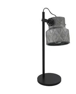 Lampy Eglo Eglo 39857 - Stolní lampa HILCOTT 1xE27/40W/230V 