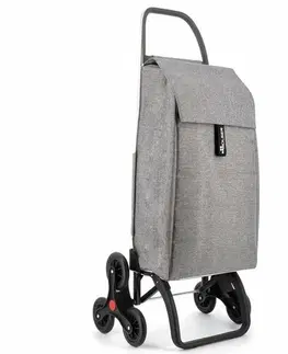 Nákupní tašky a košíky Rolser Nákupní taška na kolečkách Jolie Tweed RD6-2, šedá