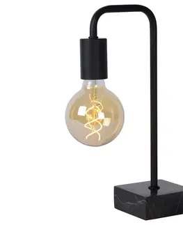 Lampy Lucide Lucide 45565/01/30 - Stolní lampa LORIN 1xE27/40W/230V černá 