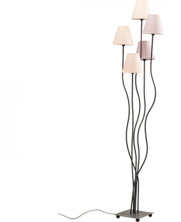 Designové stojací lampy KARE Design Stajací lampa Flexible Berry Cinque