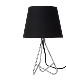 Lampy Lucide Lucide 47500/81/11 - Stolní lampa GITTA 1xE14/40W/230V černá 