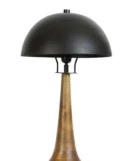 Lampy Dřevěná stolní lampa Jovany oil - Ø30*60cm / E27 Light & Living 1865312