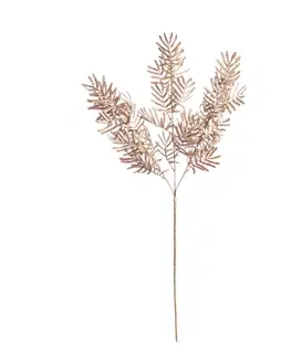 Umělé květiny Větev Mimosa 65cm gold
