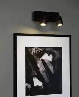 Moderní bodová svítidla FARO COCO nástěnná lampa, černá, 2L