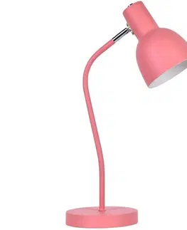 Lampy  Stolní lampa MIMI 1xE27/10W/230V růžová 