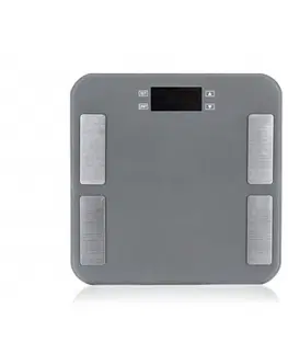 Osobní váhy Pretty Up Osobní váha digitální PU-014D, stříbrná