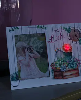 Svíčky a světelné dekorace LED fotorámeček "Láska"