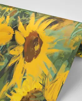 Samolepící tapety Samolepící tapeta slunečnice ve volné přírodě