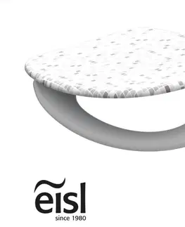 WC sedátka Eisl Duroplastové WC sedátko se zpomalovacím mechanismem SOFT-CLOSE MOSAIC GREY, ED82118 ED82118
