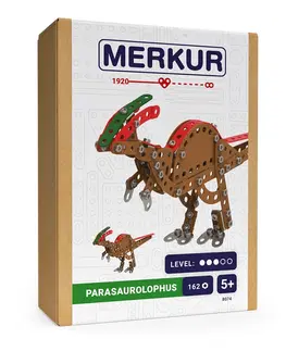 Hračky stavebnice MERKUR - DINO – Parasaurolophus, 162 dílků
