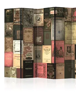Paravány Paraván Books of Paradise Dekorhome 225x172 cm (5-dílný)