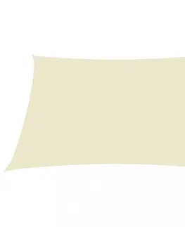 Stínící textilie Stínící plachta čtvercová 5 x 5 m oxfordská látka Dekorhome Žlutá