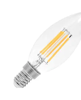 LED žárovky Ecolite LED zdroj E14 C37 2W 3000K 320lm LED2W-RETRO/C37/E14