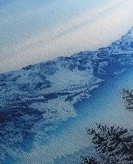 Obrazy přírody a krajiny Obraz zamrzlé hory