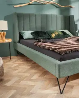 Designové postele LuxD Designová postel Phoenix 160 x 200 cm zelená