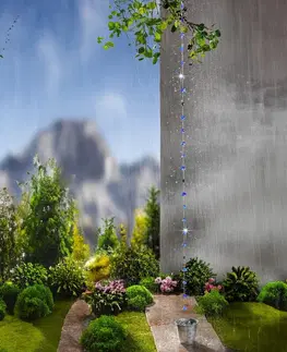 Dekorace na balkon a zahradu Okapový řetěz na dešťovou vodu Kamínky