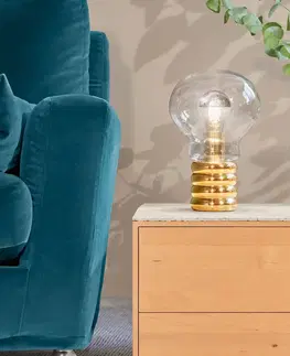 Stolní lampy Ingo Maurer Ingo Maurer Bulb Brass LED stolní lampa, mosaz