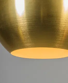 Zavesna svitidla Retro závěsná lampa zlatá 40 cm - plátek
