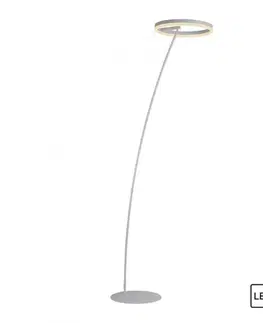 LED stojací lampy PAUL NEUHAUS LED stojací lampa bílá, nastavitelná, stmívatelná, teplá bílá 3000K