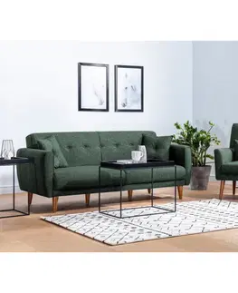Pohovky a gauče Pohovka s křeslem ARIA zelená