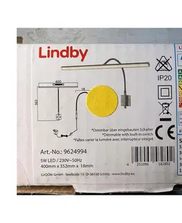Svítidla Lindby Lindby - LED Stmívatelná nástěnná lampa NAVINA LED/5W/230V 
