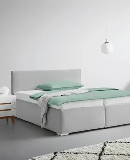 Čalouněné postele Čalouněná postel LESIA 200x200cm, Potah Šedý